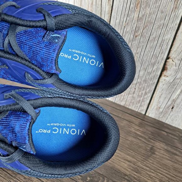 Vionic Landon Pro Vio Grip Mesh Navy Walking Shoes Mens 10 (VGC) - Picture 7 of 9